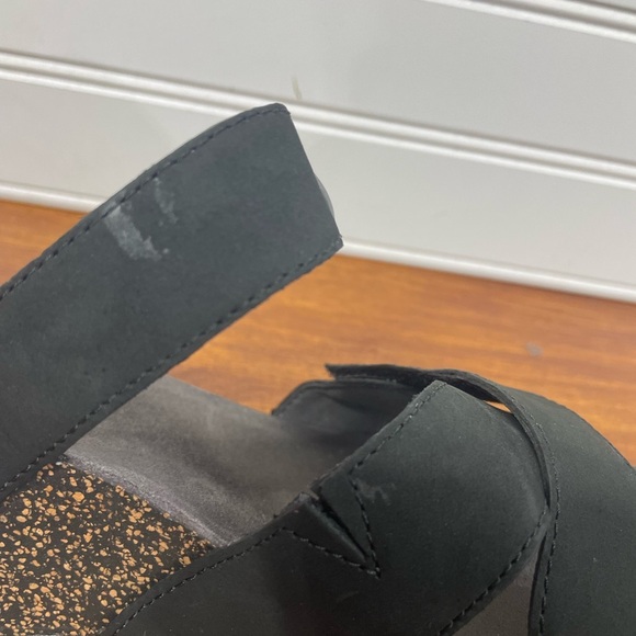 Dansko Susie Cork Wedge Platform Adjustable Buckle Leather Sandals 37 Women’s - Picture 7 of 11